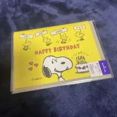グリーティングカード　PEANUTS SNOOPY