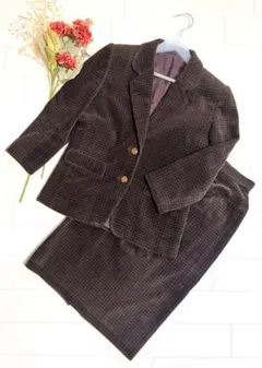 スカートスーツ セットアップ 昭和レトロ ヴィンテージ 美品 即日発送