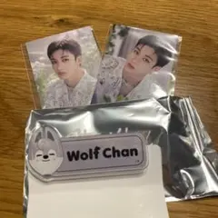 Straykids バンチャンWolf Chanネームバッチ　ステッカー