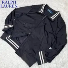 専用！！ラルフローレン スイングトップ ロゴ刺繍 アウター メンズ L ブラック