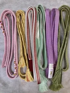 帯締め 6本まとめて