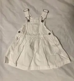 GAP ホワイトオーバーオールワンピース
