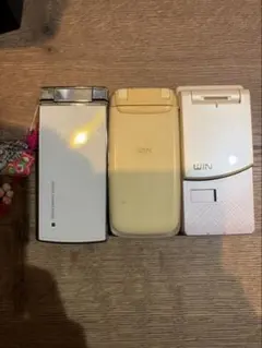 au ガラケー 3台まとめ W51SH W43H SH004 ジャンク