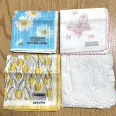 renoma ニナリッチ　ハナエモリ　ジュンコシマダ　ハンカチセット