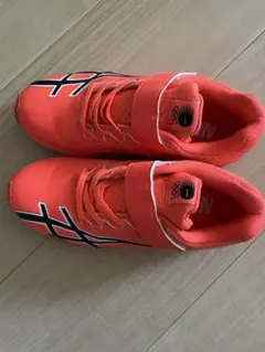 ASICS 日本オリンピックチームモデル キッズシューズ オレンジ　21センチ