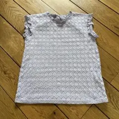 GU 薄紫 ノースリーブトップス 140