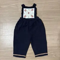 tete a tete サロペット　花柄　80