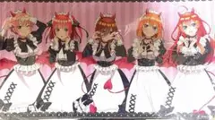 五等分の花嫁∽ 集合 マルチプレイマット 小悪魔メイドver.