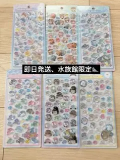 ボンボンドロップシール　水族館限定　6種　コンプリートセット