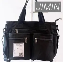 BTS 多機能 軽量バッグ ショルダー トートバッグ JIMIN パクジミン