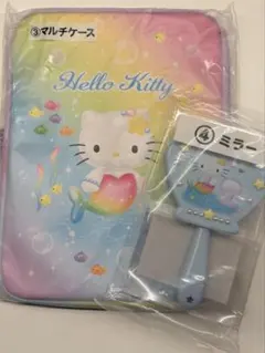 サンリオ当たりくじ ハローキティ マルチケース ミラー - メルカリ