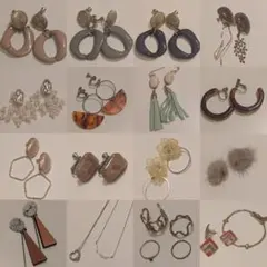 イヤリング・ピアス・ネックレス ☆ まとめ売り21セット