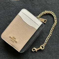 COACH ゴールド ブラック カードケース