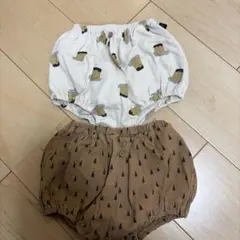 カボチャパンツ2枚セット80