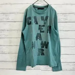 カルバンクラインジーンズ ロンT クルーネック プリントロゴ オンワード樫山 L