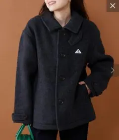 新品未開封品　GEVACOゲバコ　ウールモッサステンカラーショートコート　完売品