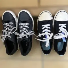 ANAPGIRL レザースニーカーとスニーカーの2足セット