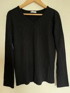 vネック 長袖 Tシャツ