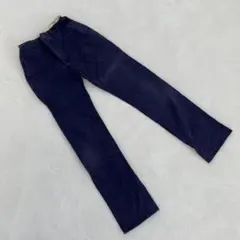 GAP KIDS パンツ ネイビー コットン 長ズボン 無地 160cm 紺