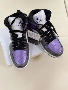 【新品未使用】NIKE AIR JORDAN 22.5cm メタリックパープル