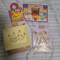 ポケモン　ピカチュウ・ミミッキュ小皿、ミミッキュチャーム