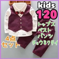 キッズ 男の子 フォーマル スーツ c セットアップ 誕生日 結婚式120