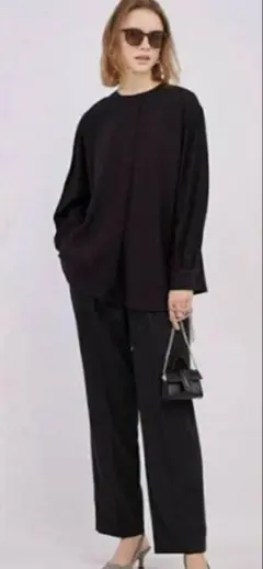 Mila Owenミラオーウェン セットアップ フロントタックブラウス