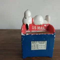 Snoopy US MAIL 陶器製 小物入れ ヴィンテージ - メルカリ