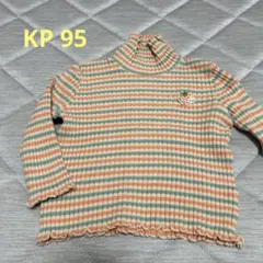 KPストライプ ハイネック トップス