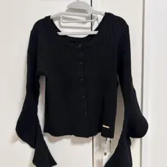 新品 CAPRICIEUX LEMAGE リブニット 長袖 ブラック