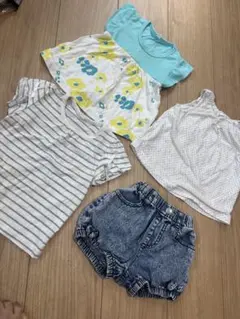 トップス3枚ズボンセット80