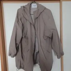 SLOBE　IENA　ピンクベージュ系 フード付き オーバーサイズジャケット