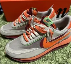 ナイキ LD ワッフル サカイ クロット ネット オレンジブレイズ 27.5