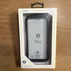 【箱付き】iFace iPhone SE3/SE2/8/7 クリア ブラック 黒