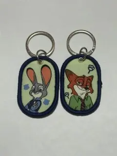 ディズニー ニック・ジュディ キーホルダーセット ズートピア セリア