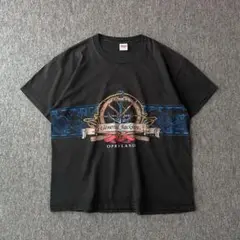 USA製　90ｓ　anvil　デザインTシャツ　シングルステッチ　XL　オーバー