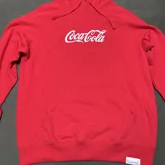 Coca-Cola ダイヤモンド サプライパーカー L レッド