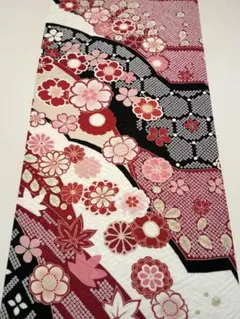 正絹 京友禅染 着尺反物 桜模様 絹100% お仕立て前反物 2025年最新】
