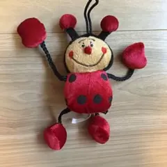 【日本未発売】ドイツ製 ギュントハルト てんとう虫 ぬいぐるみ マスコットのサムネイル