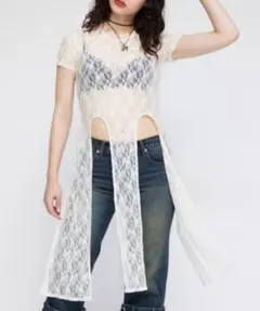 【LAGUA GEM 】FLOR LACE LONG トップス【ラグアジェム 】