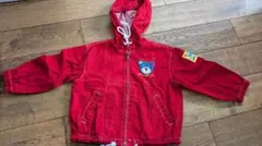 MIKIHOUSE 赤 フード付きアウター