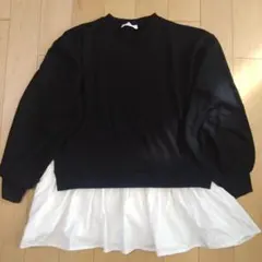 フリル スウェット