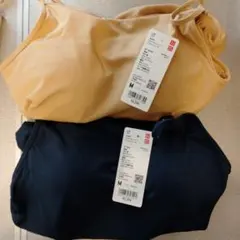 【新品ふだ付】UNIQLO エアリズム ブラトップ Mサイズ 2色セット