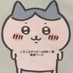 ☆ミニ＆チャビーLOVE☆様専用 押し花3点セット
