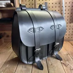 BIG TWIN製 極厚レザー サドルバッグ 大型 大容量 - メルカリ