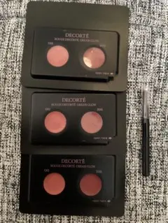 コスメデコルテ　ルージュ デコルテクリームグロウ(口紅)サンプル　 3点