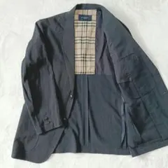 三陽商会 バーバリーロンドン シアサッカー テーラードジャケット ノバチェック