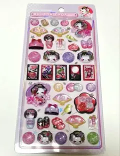 正規品 クーリア 和柄 ボンボンドロップシール 舞妓さん