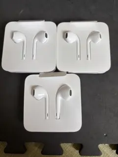 【未使用】【純正品】Apple ライトニング　イヤホン3個セット