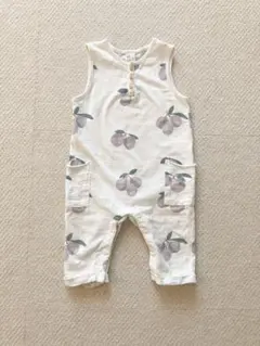 H&M ベビー ロンパース フルーツ柄 プルーン6-9m